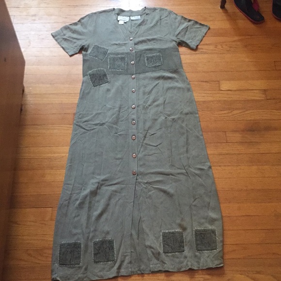 Country Wear Casuals Dresses & Skirts - Country Wear Casuals Green Dress Size Large